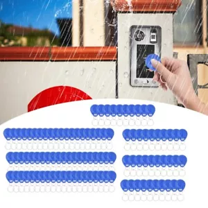 100Pcs RFID Transponder Chipschlüssel Schloss Keyfob 125Khz ID Zugangskarte - Bild 1 von 9