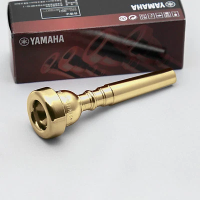 Boquilla trompeta genuina Yamaha Tom Hooten Signature oro 24K ¡NUEVA! Foto 1 de 4