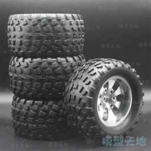 1/10 RC Monstertruck Aluminium Alufelgen Reifen für Hpi Jumpshot Mt E-Savage - Bild 1 von 2