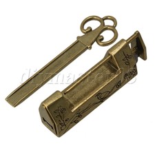 grüner Bronze Antikes Schloss für Schrank