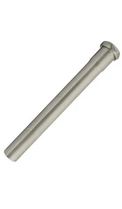 Tubo de extensión de junta deslizante de níquel satinado 1-1/4" x 12" D421-07, paquete de 1 - Imagen 1 de 4