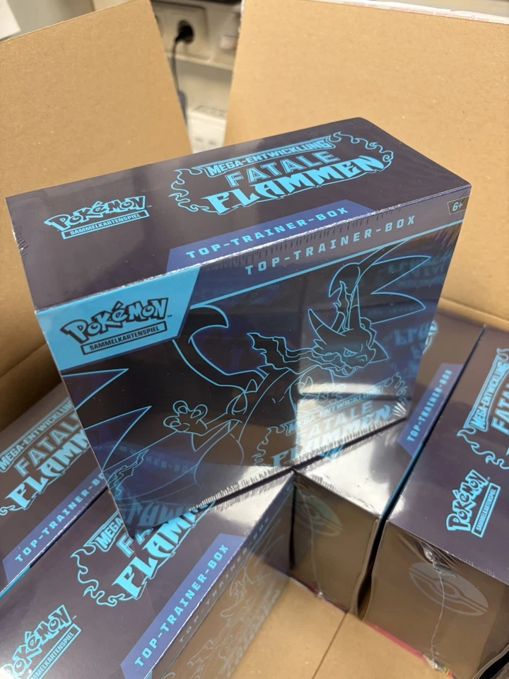 Pokemon Mega-Entwicklung - Fatale Flammen TTB SEALED / OVP / SOFORT - Bild 1 von 3