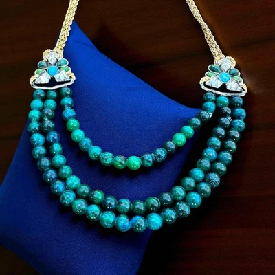 Collar de crisocola multihilo Alexis Bittar Foto 1 de 4