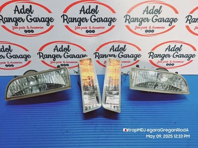 Jdm Honda Prelude Bb6 97-01 Foglight Assemblies + Turn Lights Signal Oem Set - Image 1 of 4