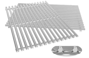 19.5 Inch Stainless Steel TRIANGLE(9.5mm) Grill grates for Weber 300 Series - Picture 1 of 9