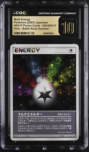 Pokemon 2003 CGC 10 PRISTINE Multi Energy Holo Battle Road Summer 042/ADV-P - Picture 1 of 2