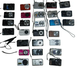 Digitalkamera Konvolut Sony Canon Nikon LUMIX Casio Samsung Olympus 28Stk DEFEKT - Bild 1 von 17