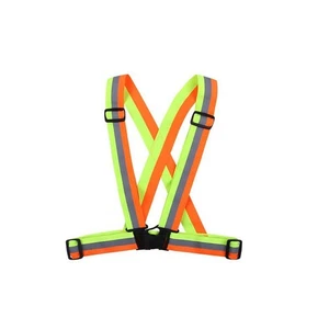 Safety Vest High Visibility Clothing Motorcycle Reflector Accident Sports - Picture 1 of 2