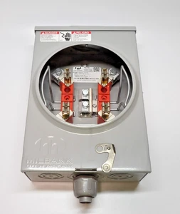 MILBANK U8435-XL-TG-HSP  METER SOCKET Used # Months Great Condition - Picture 1 of 14
