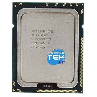 Intel Xeon W3520 Slbew 2,66ghz Max 2,93ghz 4c/8t Lga1366 1366 Pro Ricondizionato - Immagine 1 di 3