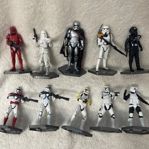 Disney Star Wars Clone Trooper & Shock Trooper 4” Figure Set - Lot Of 10 - CLEAN - Picture 1 of 6