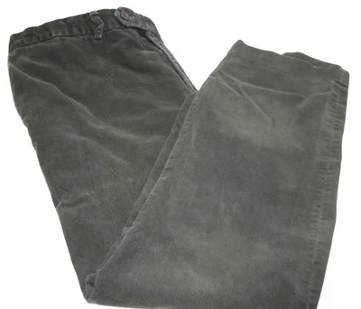 Ralph Lauren Men’s 34x32 Olive Green Flat Front Corduroy Pants Classic *AS-IS* - Image 1 of 4