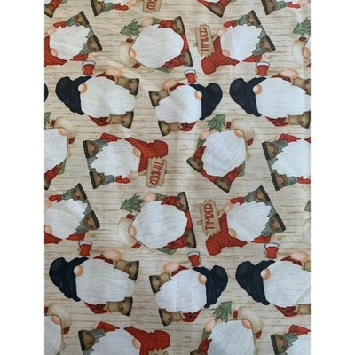 Tecido de gnomos de madeira de vidro Henry 1/2 jarda - 100% algodão - Bronzeado - Imagem 1 de 3