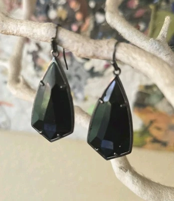 Kendra Scott Black Onyx Dangle Earrings - Image 1 of 4