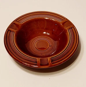 Vintage Fiesta Amberstone Braun Zigaretten/Zigarren Aschenbecher 5:5" - Bild 1 von 6