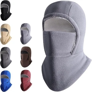 Winter Warm Ski Mask Headcover Windproof Balaclava Full Face Mask Fleece Hat US - Bild 1 von 26