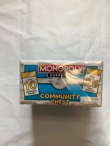 Monopoly Surprise Blue Community Chest Factory Sealed - Picture 1 of 2