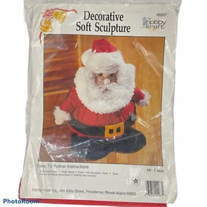 Hobby Kraft Decorative Soft Sculpture Sewing Kit Santa Vtg Mr Claus #9267 New - Bild 1 von 5
