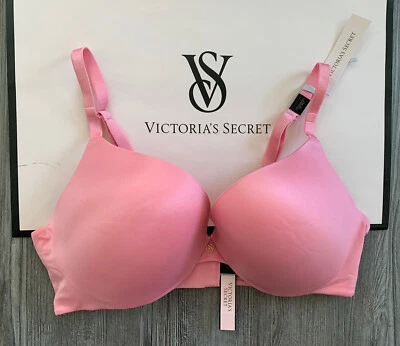 36C Victoria Secret Very Sexy So Obsessed Push Up Pink Roses Bra NEW - Image 1 of 2