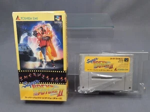NINTENDO SUPER FAMICOM Super Back to the Future 2 Japanese Version Boxed - Picture 1 of 12