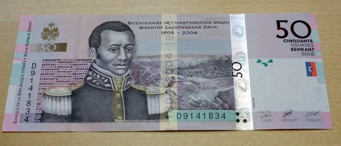 2004 Haiti 50 Gourdes P-274 Unc Cover