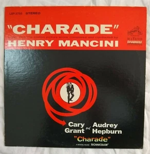CRANIUMS soundtrack Henry Mancini CHARADE orig stereo Lp NM inner Audrey Hepburn - Picture 1 of 6