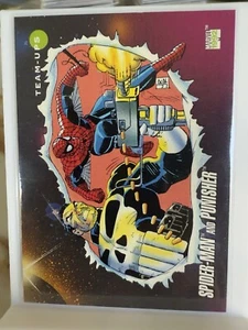 1992 Impel Marvel Universe Serie 3 Spider-Man und Punisher #73 🔥⭐️ Team-Ups - Bild 1 von 2
