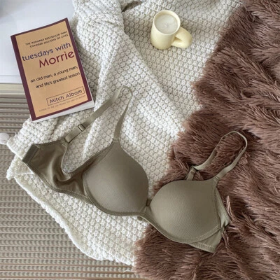 Sexy sujetadores de copa pequeña para damas ropa interior para hija doncella sujetador lencería suave Foto 1 de 4
