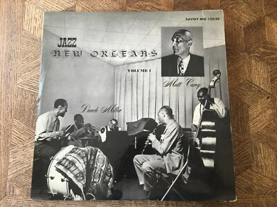 PUNCH MILLER & MUTT CAREY -Jazz New Orleans Vol.1~SAVOY 12038 {nm dg orig} RARE - Image 1 of 4