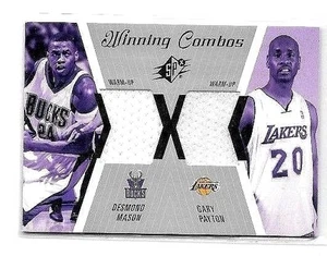 CAMISETAS GARY PAYTON & DESMOND MASON 2003 SPx COMBOS GANADORES DOBLE CALENTAMIENTO - Imagen 1 de 1