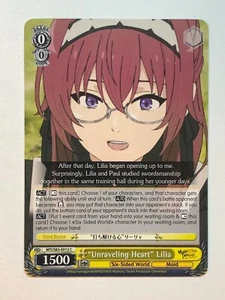 Weiss Mushoku Tensei Jobless Reincarnation "Unraveling Heart" Lilia C NM/M - Picture 1 of 1