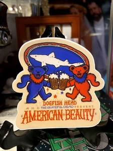Dogfish Head Brewery Grateful Dead American Beauty & Record Store Day Sticker 3" - Picture 1 of 1