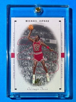 Michael Jordan MINT UPPER DECK SP AUTHENTIC 1998-99 AIR JORDAN ICONIC DUNK CARD! - Image 1 of 4