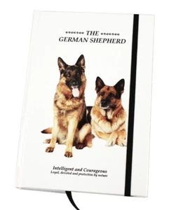 Deutscher Schäferhund Geschenk - Hardcover Notizbuch 8,5 x 6" matt laminiert Notizbuch - Bild 1 von 3
