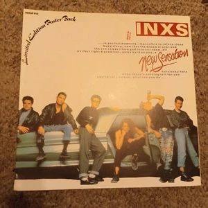 INXS New Sensation Ltd Ed. Poster Pack 12in. single. Import - Picture 1 of 10