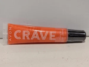 Avon Crave Lip Gloss - Peach Bellini 9 ml New, Sealed - Picture 1 of 2