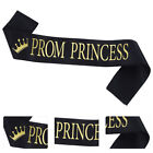  2pcs Abschluss -Sash -Abschlusssaison Sash Prom Prince und Princess