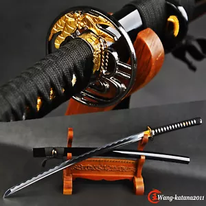 Espada Funcional Aguda Samurai Japonesa de Acero al Carbono Dragon Fly Katana 1095 - Imagen 1 de 12
