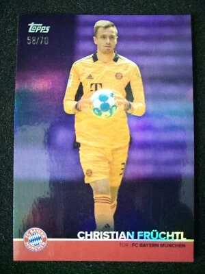 2021-22 Topps Fc Bayern Munchen Team Set Christian Fruchtl Purple /70 #BCM-CF - Image 1 of 2