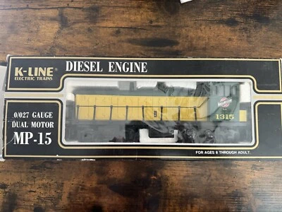 K-Line Locomotive Pennsylvania MP-15 Train 223202 Powered Dual Motor 0/027 gauge - Image 1 of 4