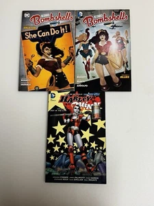 DC Comics Bombshells Volume 1&2 Enlisted, Allies & Harley Quinn Graphic Novels - Bild 1 von 8
