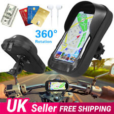 360° Bicycle Motor Bike Waterproof Phone Case Mount Holder For All Mobile Phones