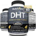 Nutrivein DHT Blocker with Biotin - Boosts Hair Growth & New Follicle Growth