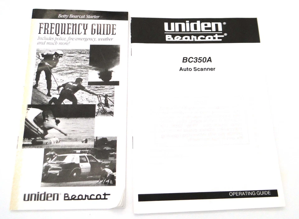 Uniden BC350A Scanner Owner Manual Uniden Pocket Frequency Guide - Image 1 of 1