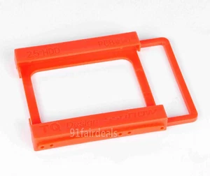 2,5 bis 3,5 Zoll SSD HDD Montage Adapter Halterung Dock Halter Montage Caddy rot - Bild 1 von 8