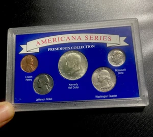 1964 5 PC BU MINT SET "AMERICANA 90% silver - Picture 1 of 2