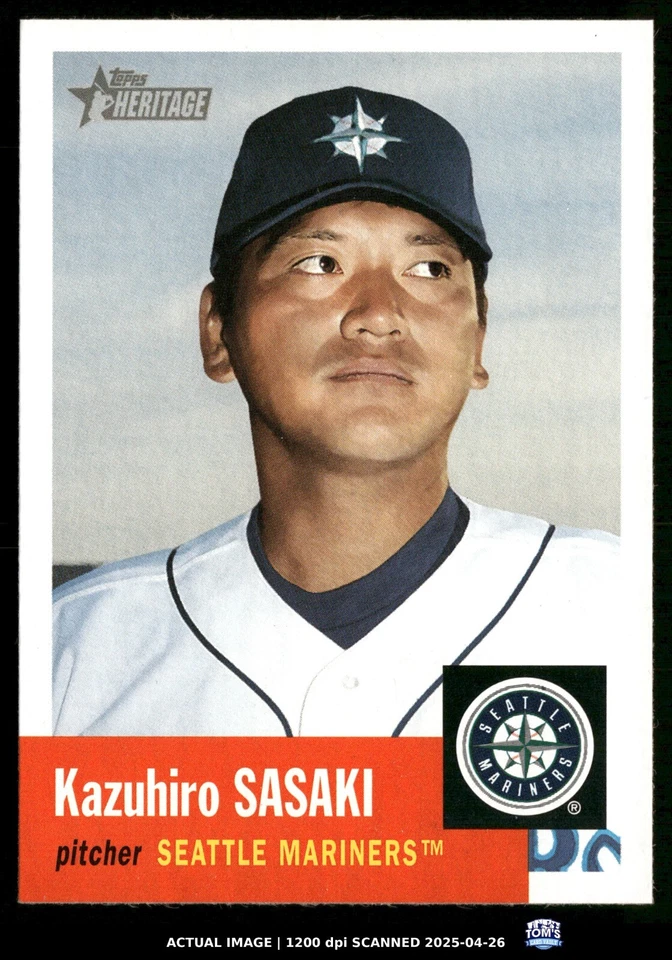 2002 Topps Heritage  #416 Kazuhiro Sasaki #416 Day - Image 1 of 3