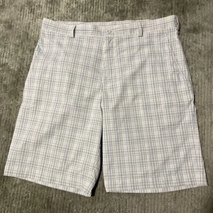 Nike Plaid 319691 FitDry Golf Performance Shorts Men’s Size 36 - Picture 1 of 8