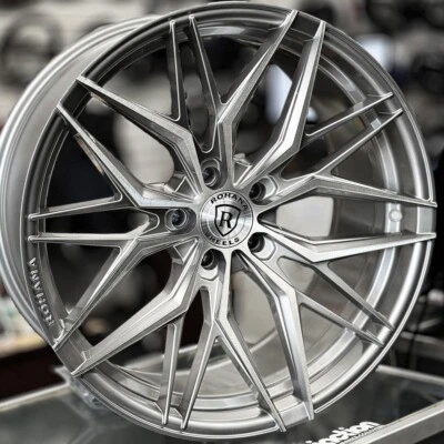 RUEDAS ROHANA RFX17 TITANIO CEPILLADO PARA CORVETTE C6 Z51 STINGRAY 19X9,5 Y 20X11 Foto 1 de 3