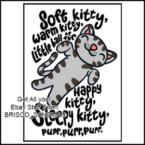 Fridge Fun Refrigerator Magnet BIG BANG THEORY - SOFT KITTY WARM KITTY- - Picture 1 of 4